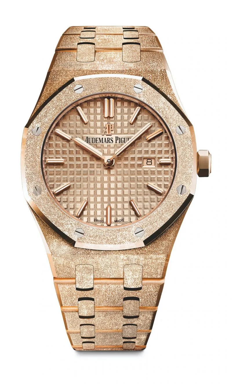 Audemars Piguet Royal Oak Frosted Gold Quartz Gold 67653OR.GG.1263OR.02 - Bestter Watches