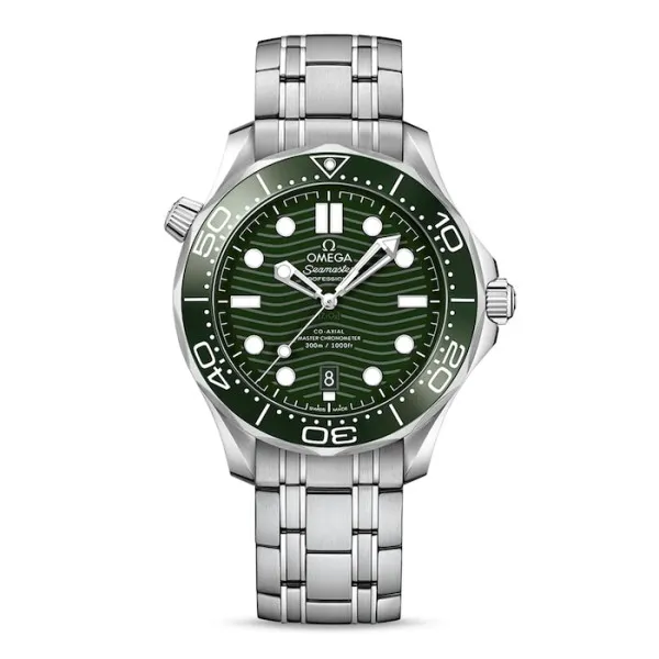 Omega Seamaster Men Automatic Green Stainless Steel Watch O21030422010001 - Bestter Watches