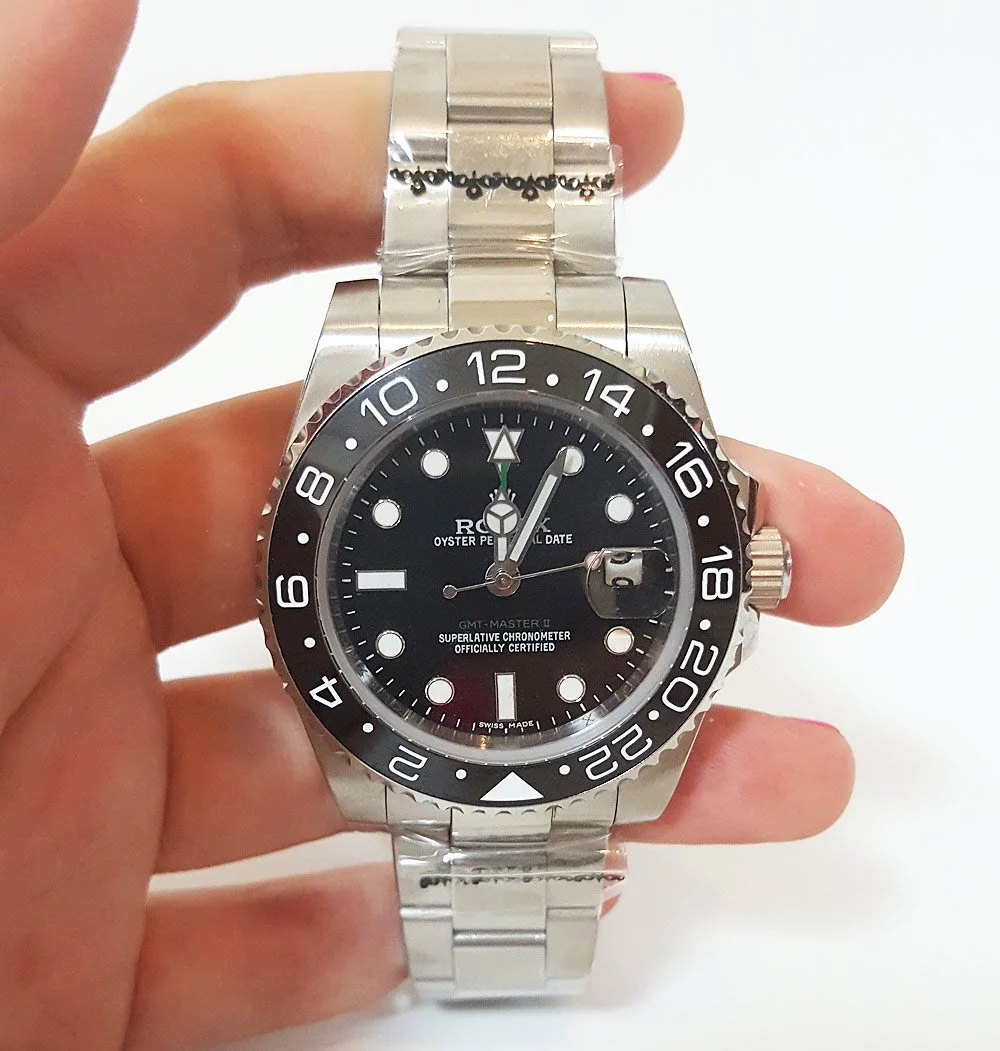 Superclone Rolex GMT-Master II 40mm Black Dial 116710 - Bestter Watches
