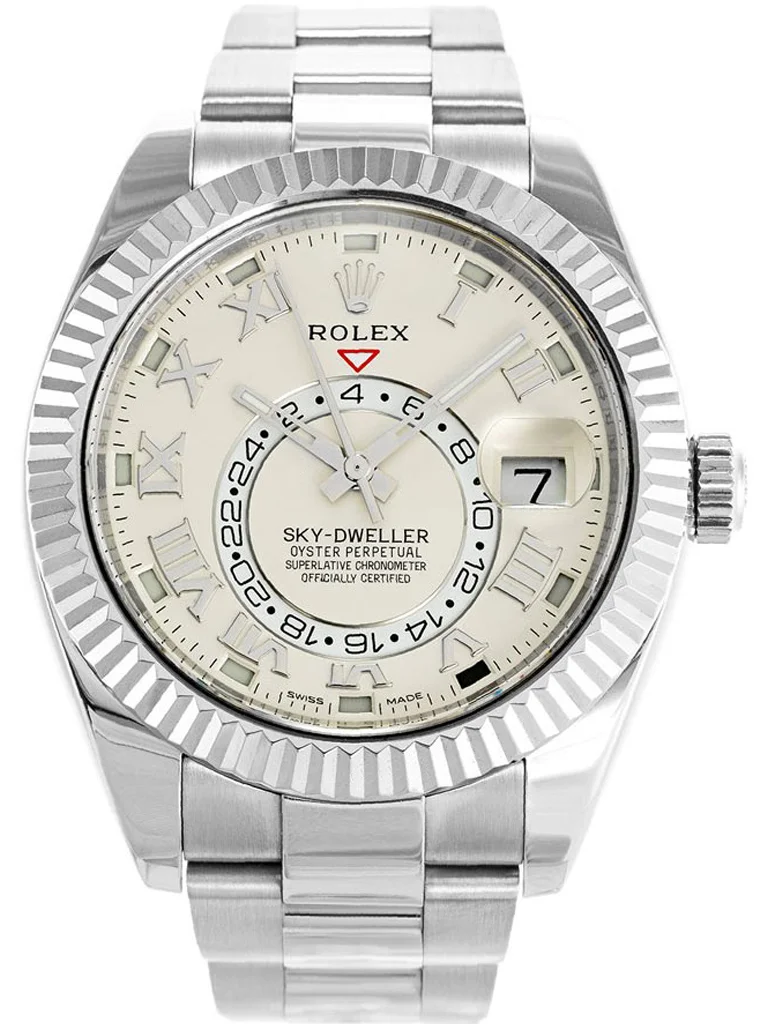 Rolex Sky-Dweller 42mm Silver Dial 326939 - Bestter Watches