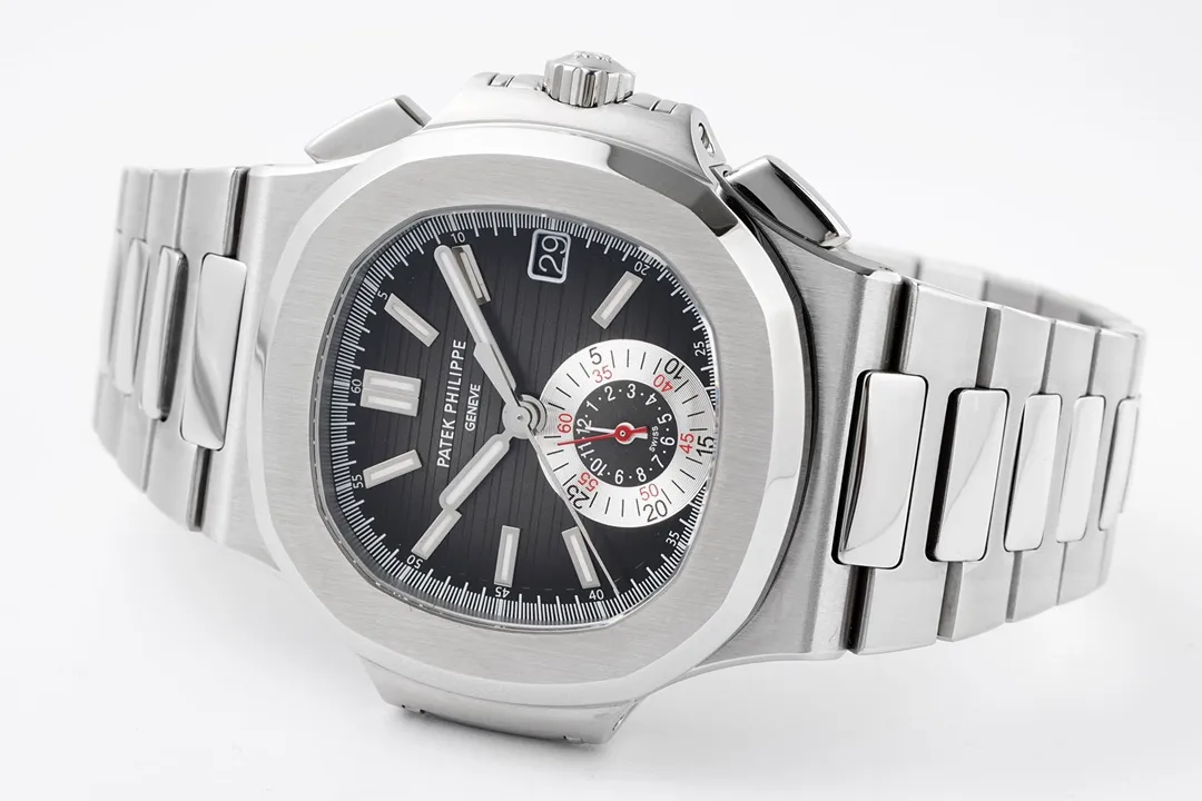 Patek Philippe 5980 Silver Black Watch - Bestter Watches