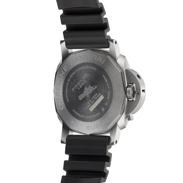 Panerai Submersible Men Automatic Blue Rubber Watch PAM00692 - Bestter Watches