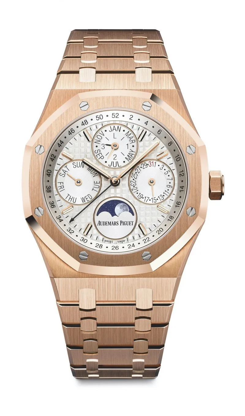 Audemars Piguet Royal Oak Perpetual Calendar Silver 26574OR.OO.1220OR.01 - Bestter Watches