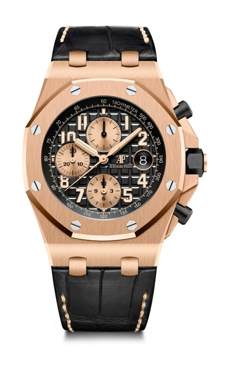 Audemars Piguet Royal Oak Offshore Selfwinding Chronograph Black, Gold 26470OR.OO.A002CR.02 - Bestter Watches