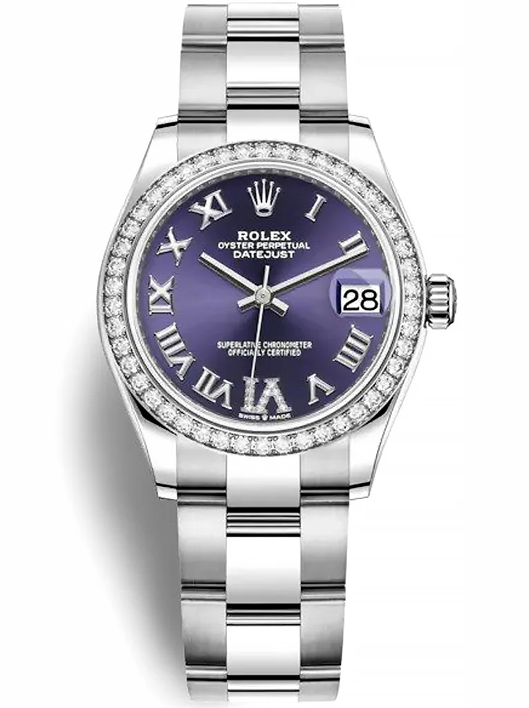 Rolex Datejust 31mm Aubergine Dial 278384RBR - Bestter Watches