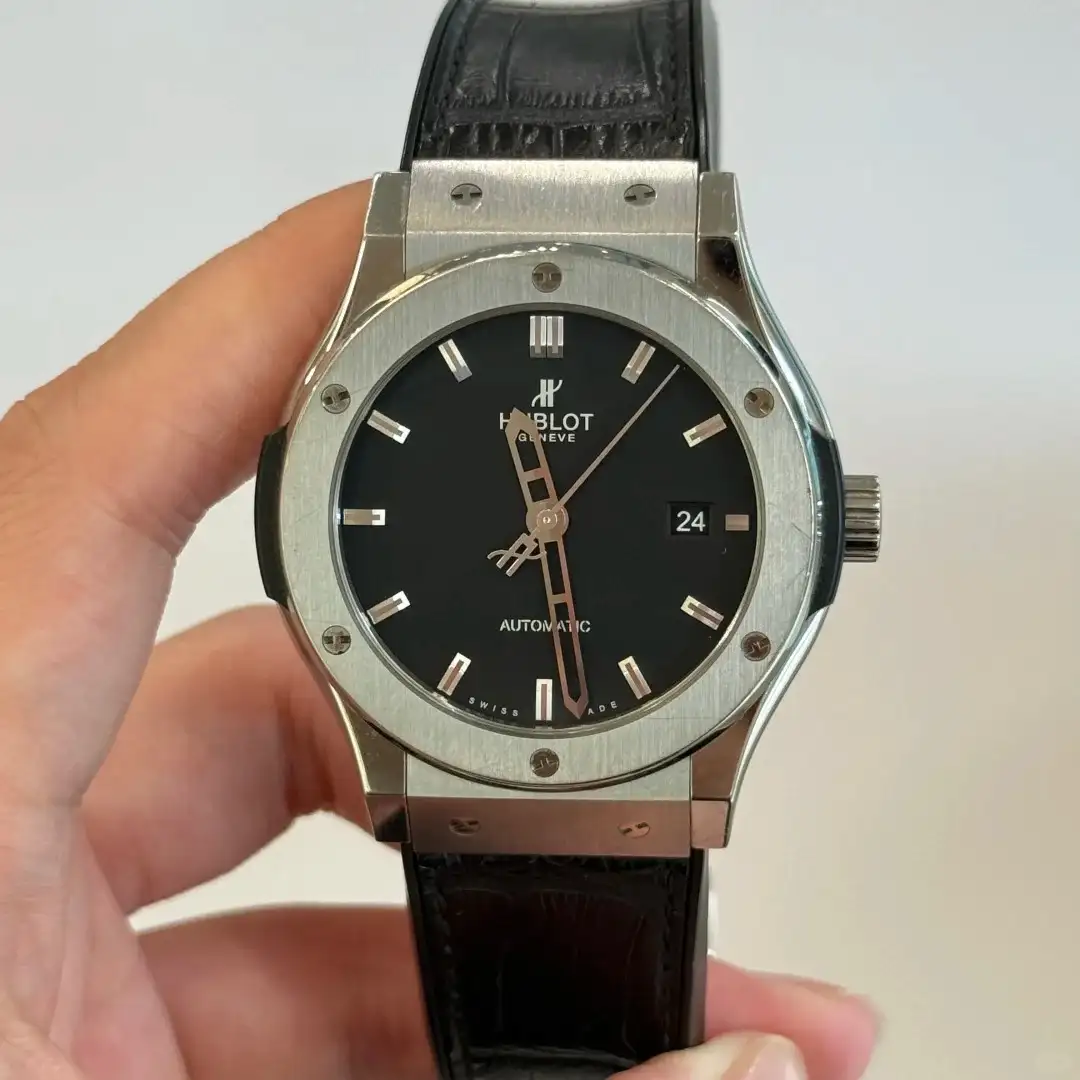 Hublot Classic Fusion Men Automatic Black Alligator Watch 565.NX.1171.LR - Bestter Watches