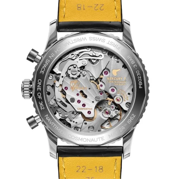 Breitling Navitimer Men Automatic Black Crocodile Watch PB02301A1B1P1 - Bestter Watches