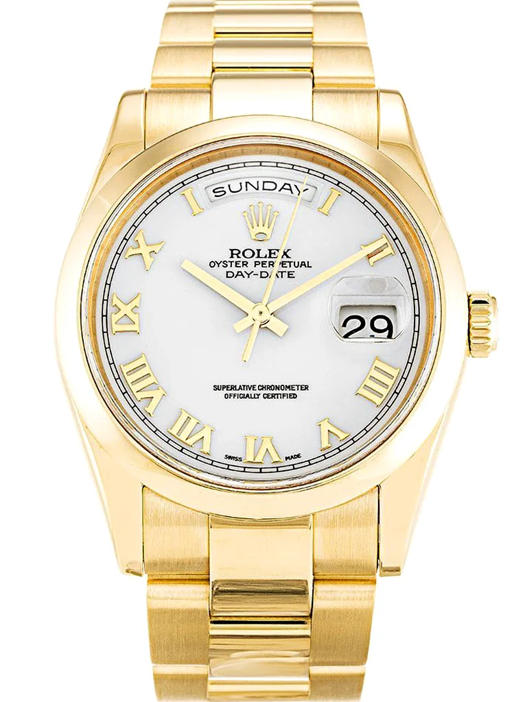 Rolex Day-Date 36mm White Dial 118208 - Bestter Watches