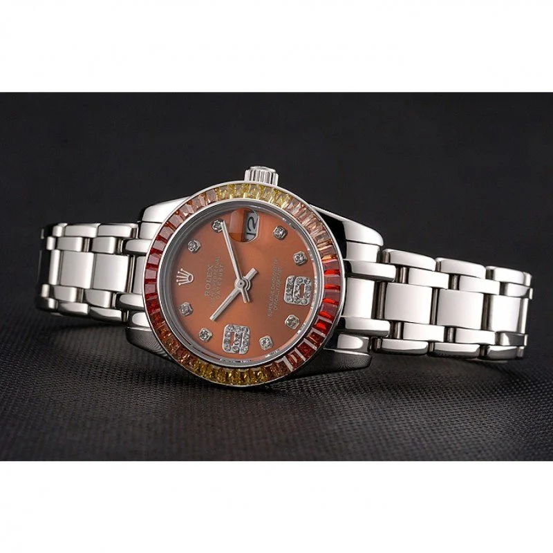 Rolex Datejust 33mm Orange Dial REP016821 - Bestter Watches