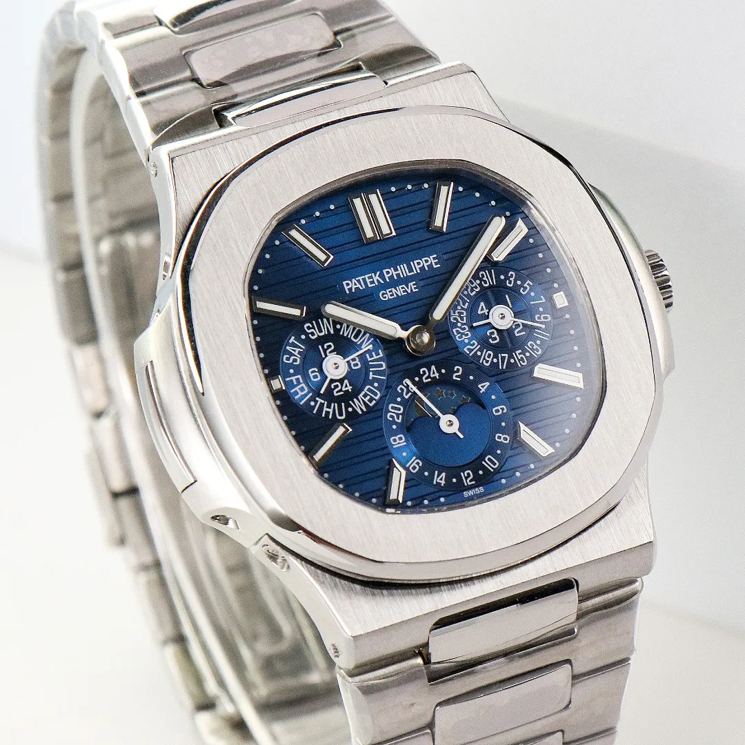 Patek Philippe Blue Nautilus Perpetual Watch - Bestter Watches