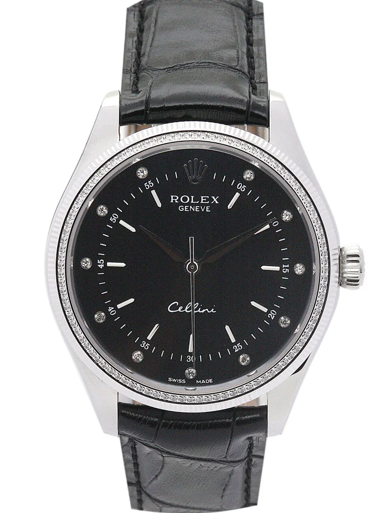 Rolex Cellini 39.5mm Black Dial 5310 - Bestter Watches