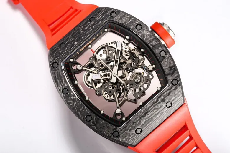 Richard Mille RM055 Red Carbon Fiber Watch - Bestter Watches