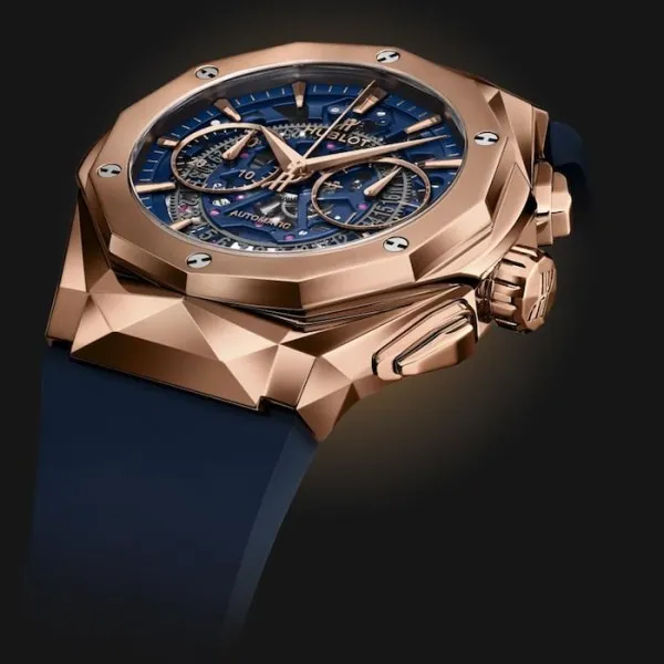 Hublot Classic Fusion Men Automatic Blue Rubber Watch 525.OX.5180.RX.ORL21 - Bestter Watches