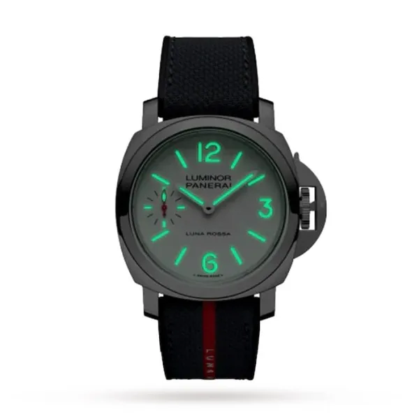 Panerai Luminor Men Automatic White Fabric Watch PAM01342 - Bestter Watches