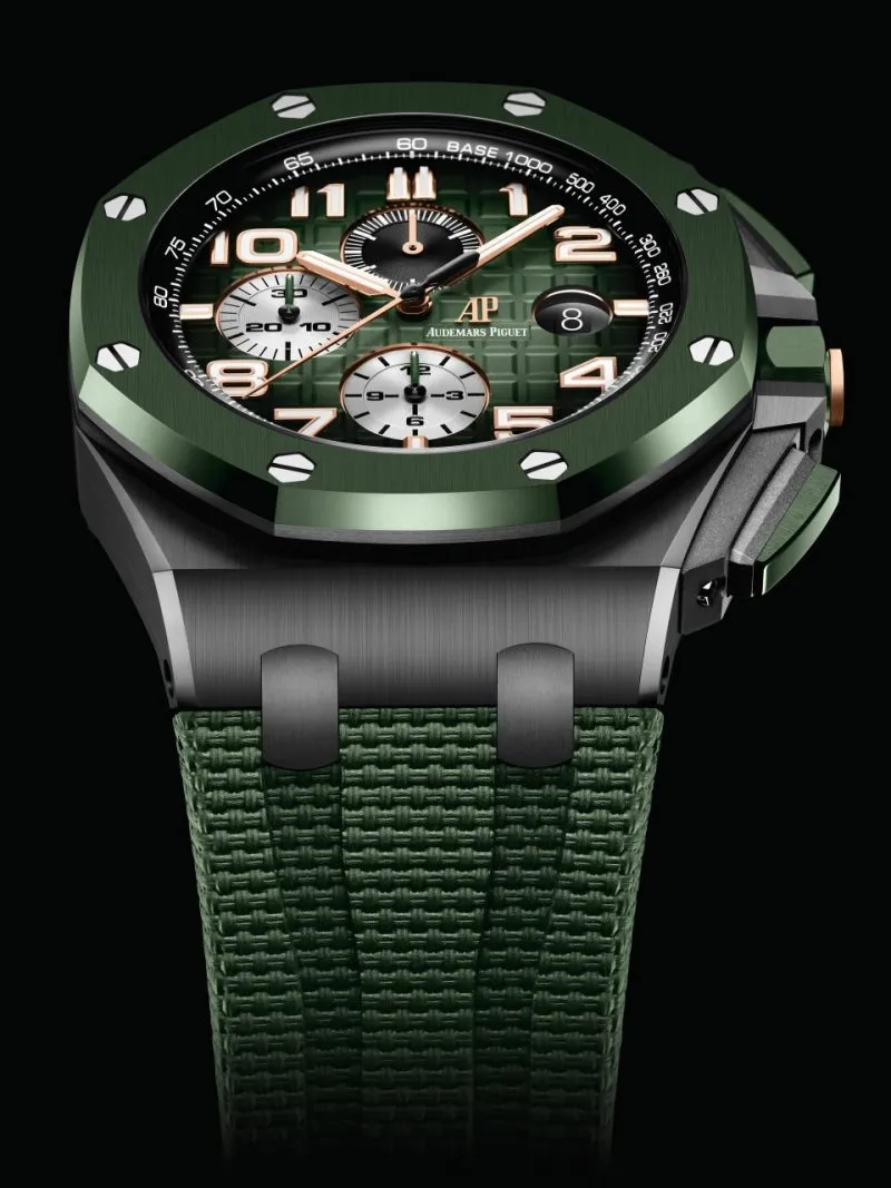 Audemars Piguet Royal Oak Offshore Chronograph Automatic Green 26405CE-OO-A056CA-01 - Bestter Watches