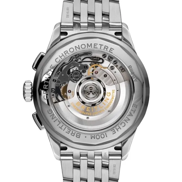 Breitling Premier Men Automatic Green Stainless Steel Watch AB0118221L1A1 - Bestter Watches