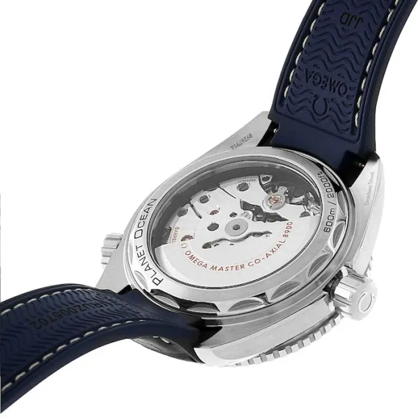 Omega Planet Ocean Men Automatic Blue Leather Watch O21533402003001 - Bestter Watches