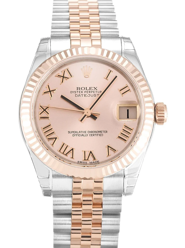 Rolex Datejust Mid-Size 31mm Pink Dial 178271 - Bestter Watches