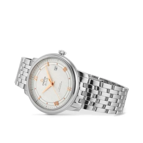 Omega De Ville Men Automatic Mother of Pearl Stainless Steel Watch O42410402002004 - Bestter Watches