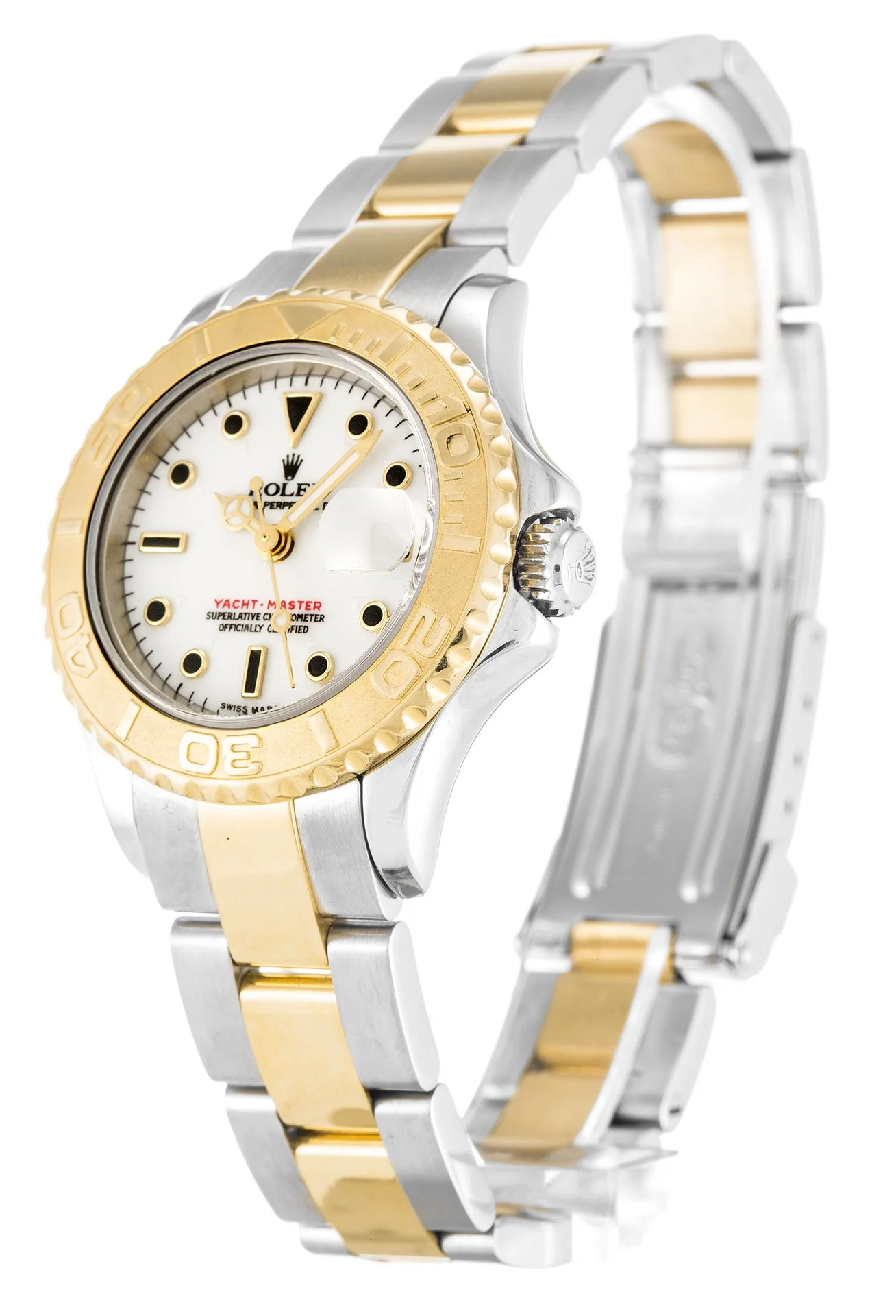 Rolex Yacht-Master 35mm White Dial 169623 - Bestter Watches