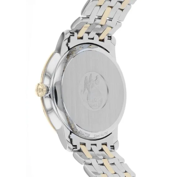 Omega De Ville Men Automatic Mother of Pearl Stainless Steel   18ct Yellow Gold Watch O42420402002001 - Bestter Watches