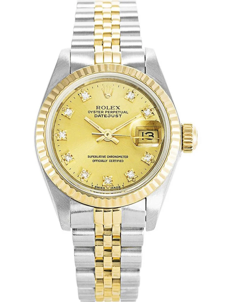 Rolex Datejust 26mm Gold Dial 69173-2 - Bestter Watches
