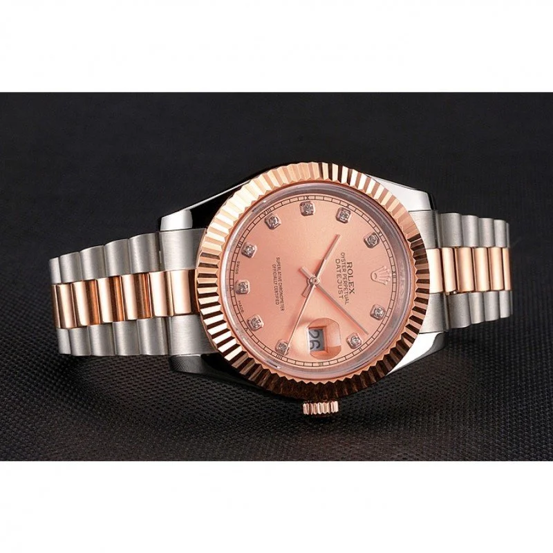 Superclone Rolex Datejust 41mm Rose-Gold Dial REP016816 - Bestter Watches