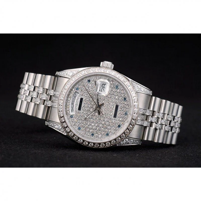 Rolex Day-Date 36mm Diamond Dial 41985 - Bestter Watches