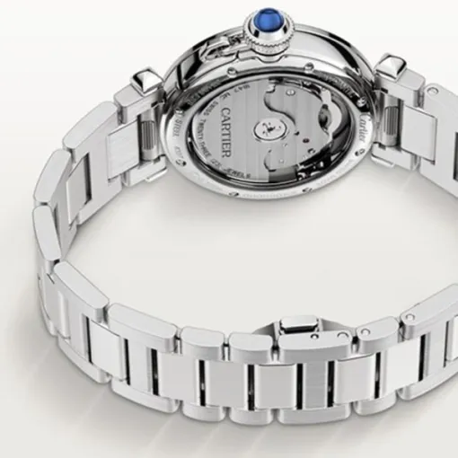 Cartier Pasha de Cartier Women Automatic Silver Stainless Steel Watch WSPA0013 - Bestter Watches