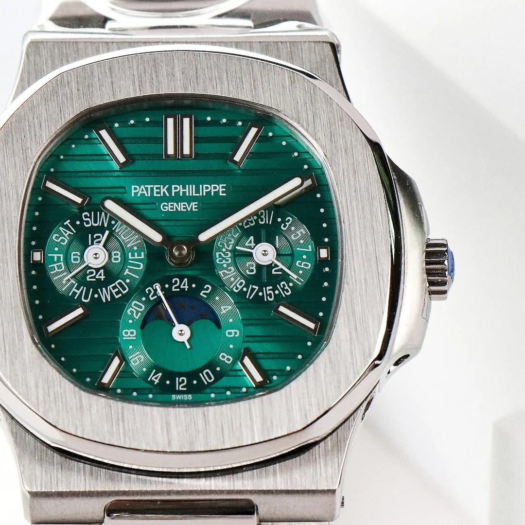 Patek Philippe Nautilus Green Perpetual Calendar - Bestter Watches