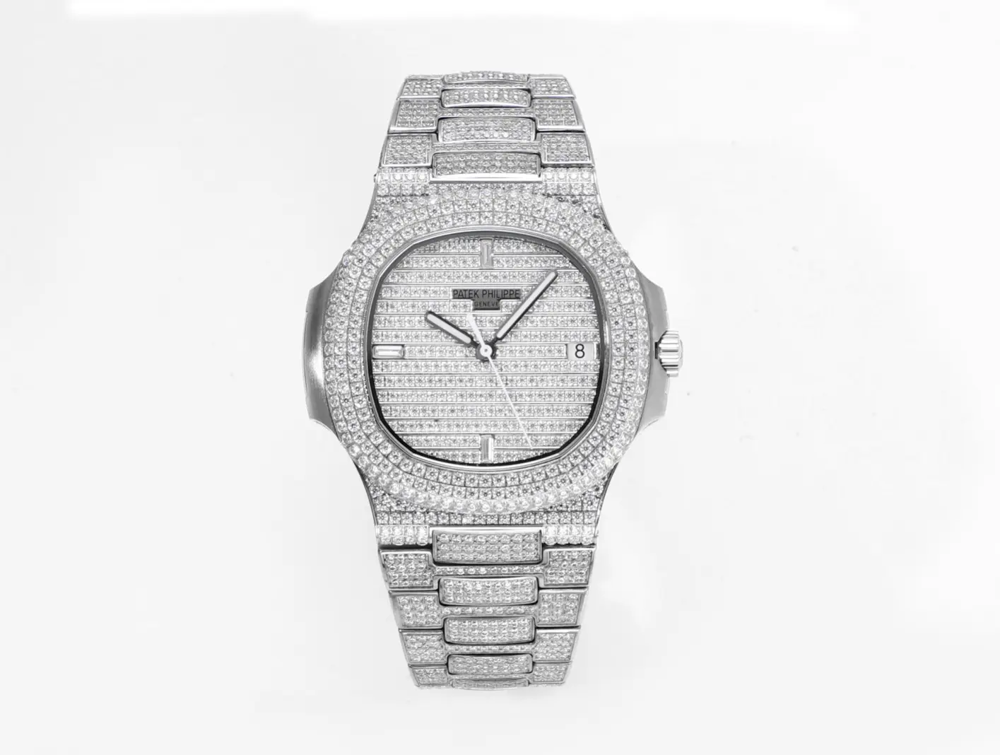 Patek Philippe Nautilus Full Star Watch, Platinum - Bestter Watches