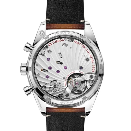 Omega Speedmaster Men Automatic Black Leather Watch O33212415101001 - Bestter Watches