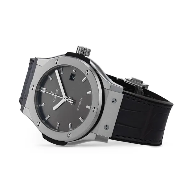Hublot Classic Fusion Men Automatic Grey Alligator Watch 542.NX.7071.LR - Bestter Watches