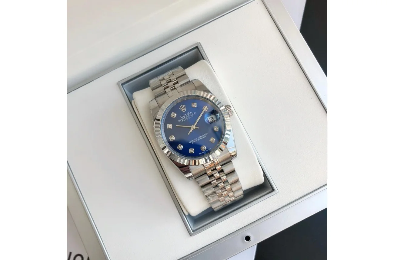 Couple Watches Rolex Datejust 36/28mm SS/SS Jub Blue/Dial - Bestter Watches