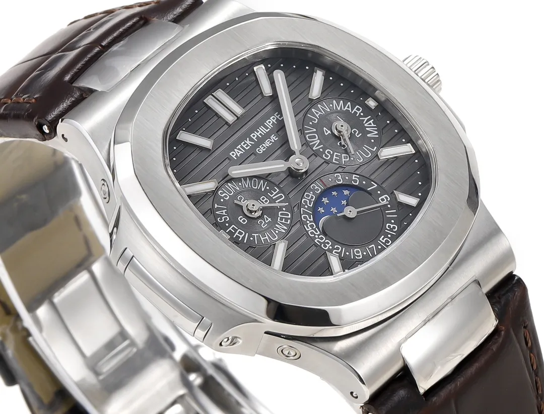 Patek Philippe Nautilus Grey Perpetual Watch - Bestter Watches