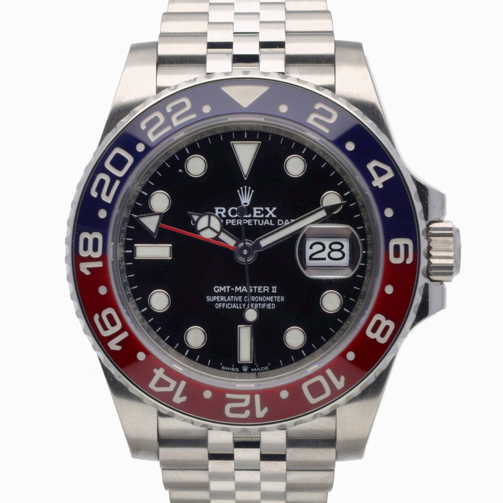 Superclone Rolex GMT-Master II 40mm 126710BLRO  Pepsi  Jubilee - Bestter Watches