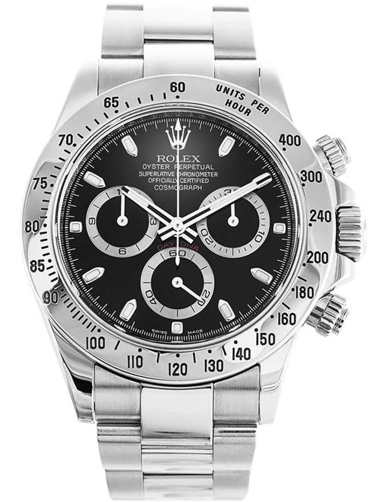 Superclone Rolex Daytona 40mm Black Dial 116520 - Bestter Watches