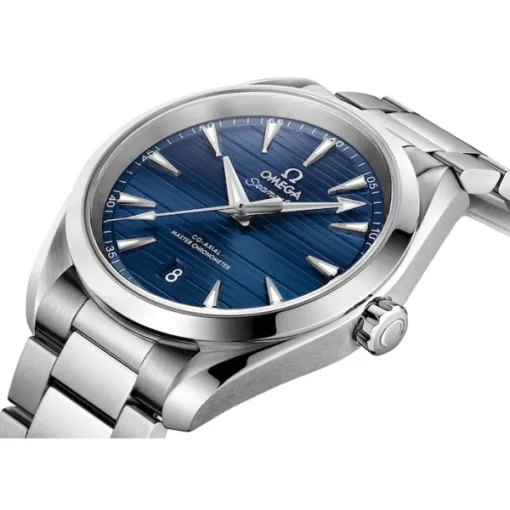 Omega Seamaster Aqua Terra Men Automatic Blue Stainless Steel Watch O22010382003001 - Bestter Watches