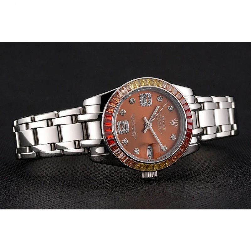 Rolex Datejust 33mm Orange Dial REP016821 - Bestter Watches
