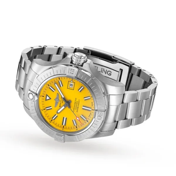 Breitling Avenger Men Automatic Yellow Stainless Steel Watch A17319101I1A1 - Bestter Watches