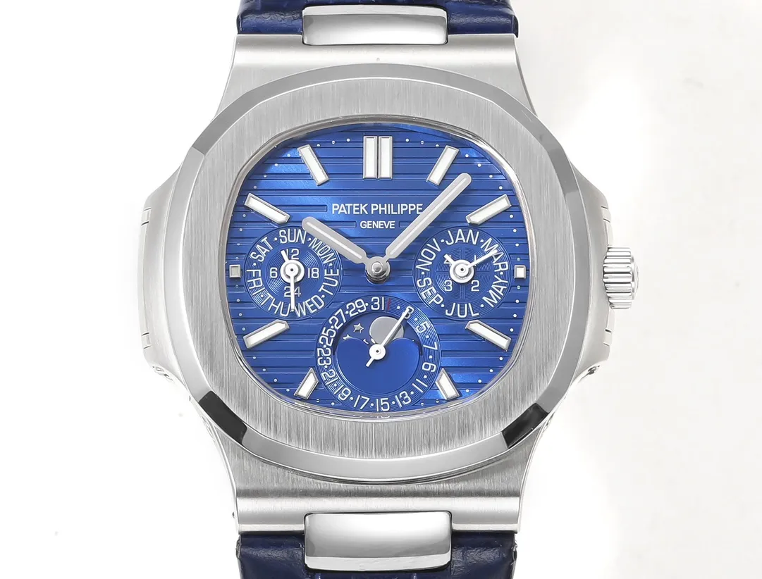Patek Philippe Blue Nautilus Perpetual Watch - Bestter Watches