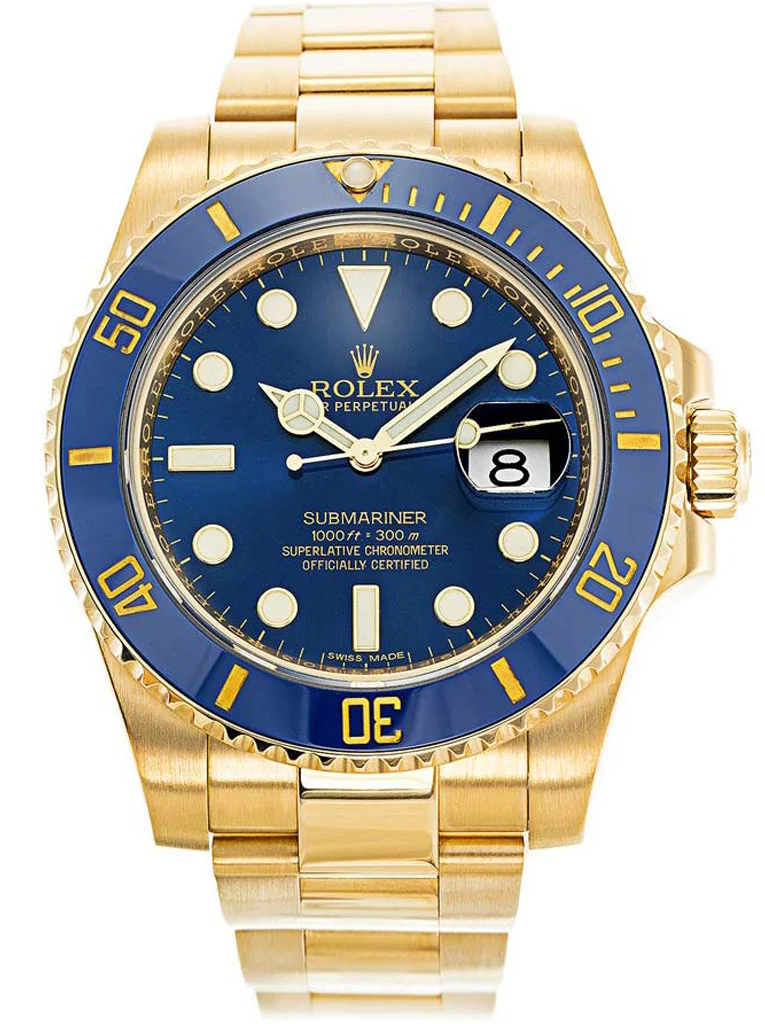 Rolex Submariner 40mm Blue Dial 116618LB - Bestter Watches