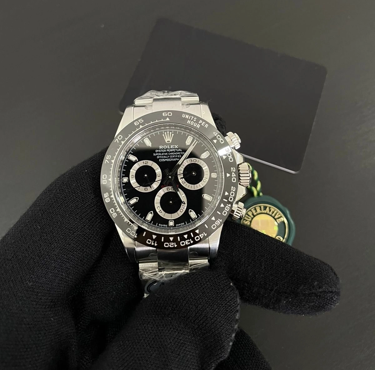 Superclone Rolex Daytona  Reverse Panda  Black Dial 116500LN - Bestter Watches
