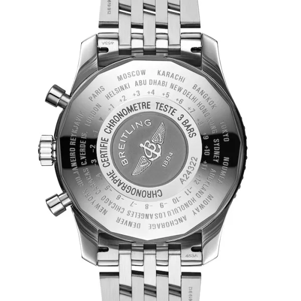 Breitling Navitimer Men Automatic Black Stainless Steel Watch A24322121B2A1 - Bestter Watches