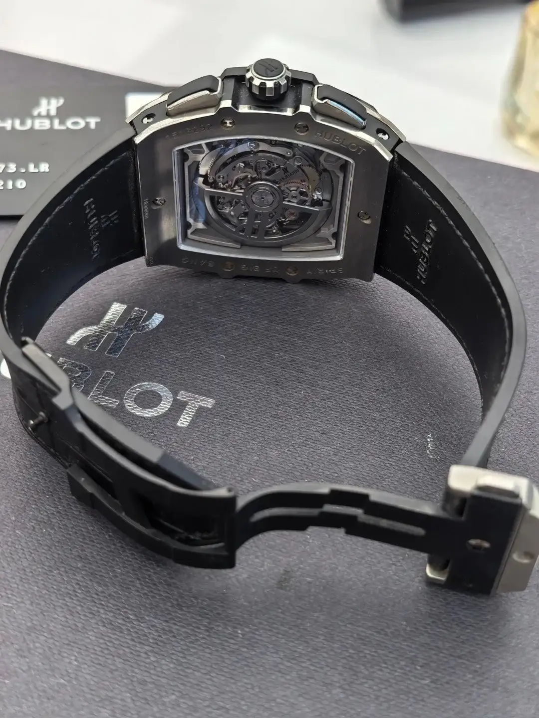 Hublot Spirit Of Big Bang Men Automatic Black Rubber Watch 601.NM.0173.RX - Bestter Watches