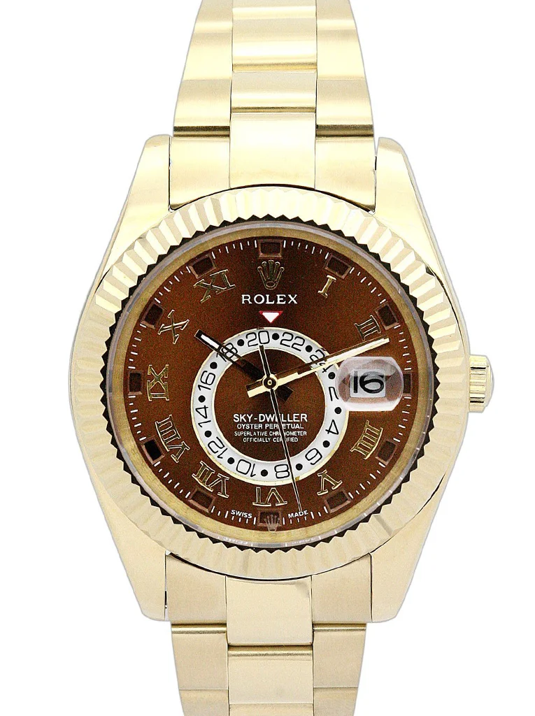 Rolex Sky-Dweller 42mm Brown Dial 326938 - Bestter Watches