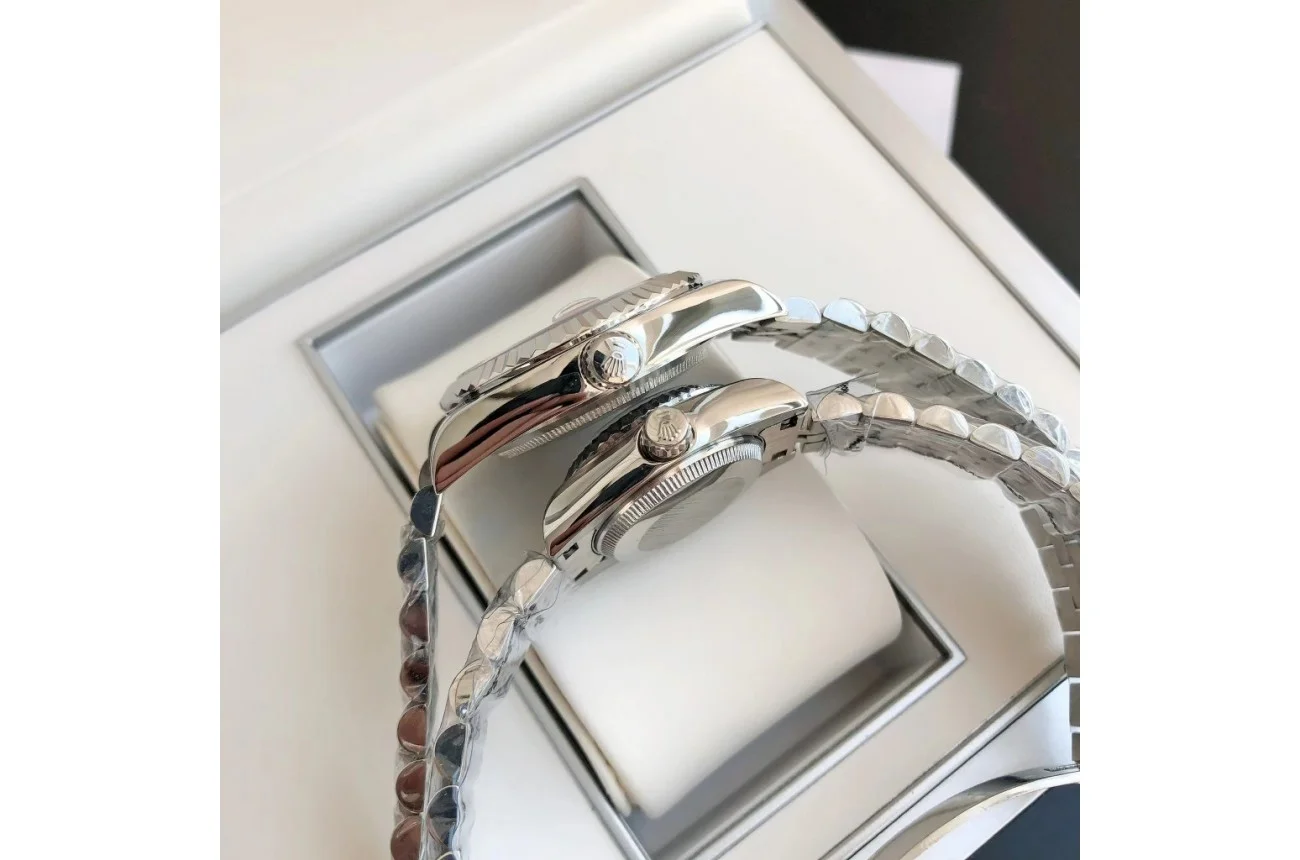 Couple Watches Rolex Datejust 36/28mm SS/SS Jub Blue/Dial - Bestter Watches