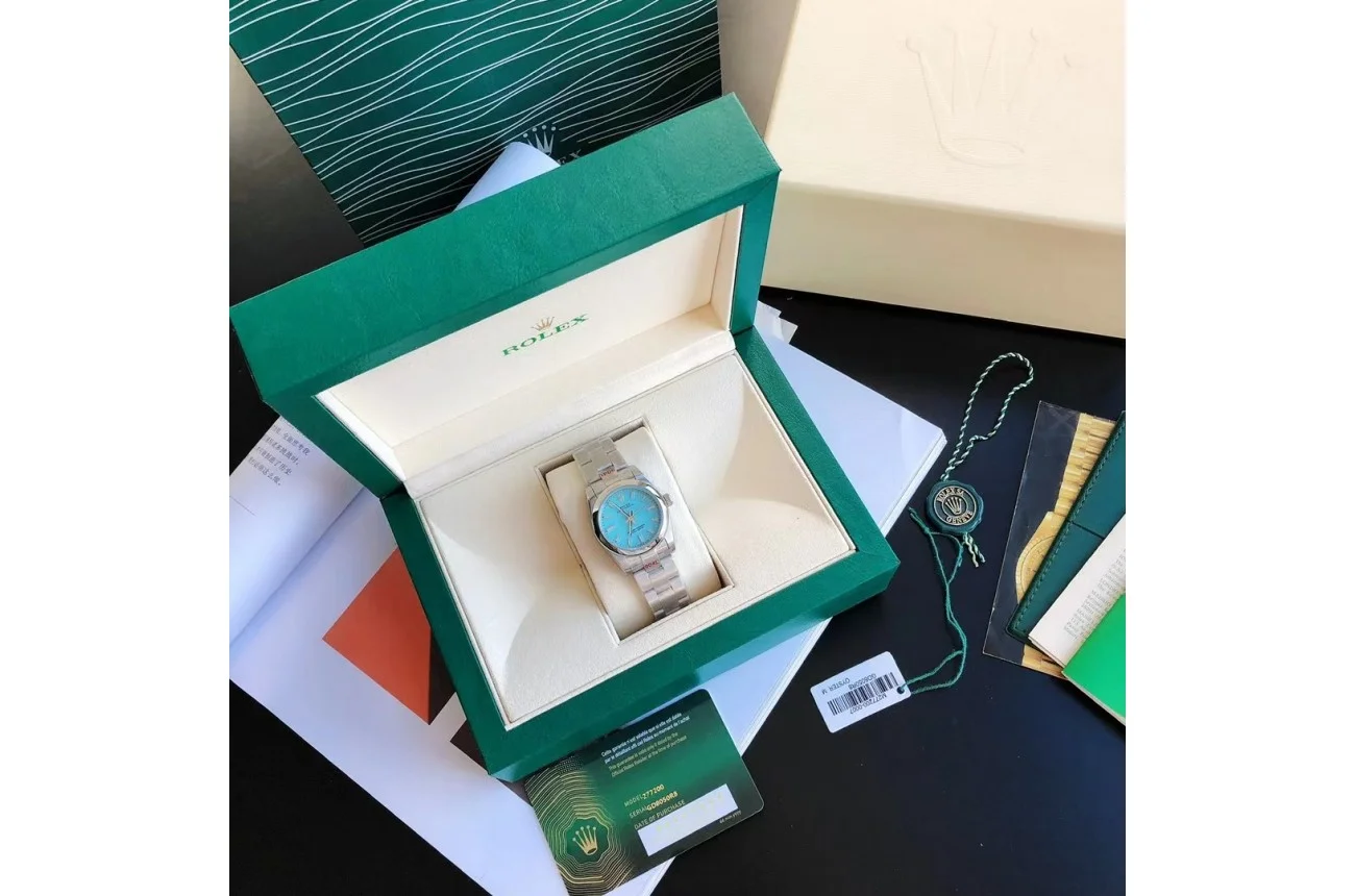 Couple Watches Rolex Oyster Perpetual 31/41mm SS/SS Tiffany Blue/Stk - Bestter Watches