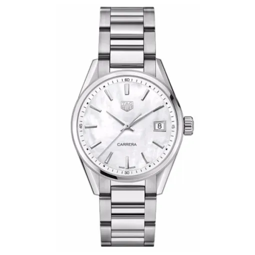TAG Heuer Carrera Women Quartz White Stainless Steel Watch WBK1311.BA0652 - Bestter Watches