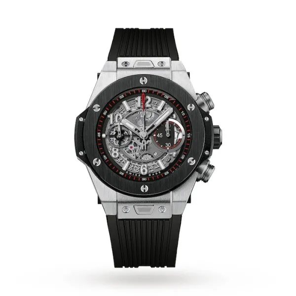 Hublot Big Bang Men Automatic Black Rubber Watch 411.NM.1170.RX - Bestter Watches
